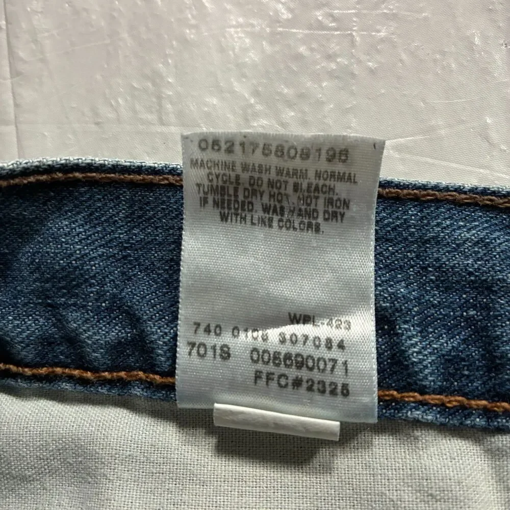 VTG Levi's 569 Loose Straight Jeans Mens 34x32 Light Wash Blue Baggy Denim Y2K